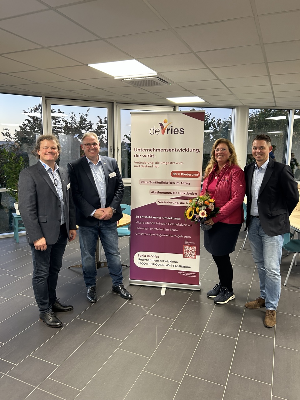 Sonja de Vries bei der Innungsversammlung